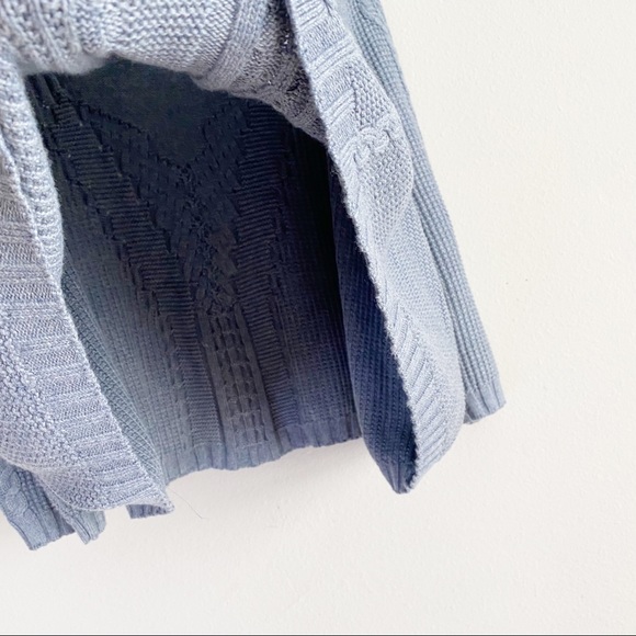 Cabi Pullover Sweater Cable Knit Short & Sweet Blue Size L - Picture 4 of 7